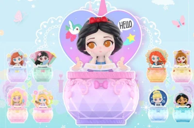 MINISO Disney Princess Dreamy Flower Jewelry Box Confirmed Blind Box Figure Doll - Image 1 of 4