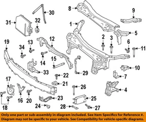 MERCEDES OEM 10-23 AMG GT 43 Bumper Components-Bumper Cover Bolt 0029907600 - Picture 1 of 1