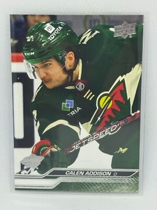 Calen Addison 2023-24 Upper Deck Series 1 Hockey No. 92