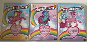 My Little Pony 1986 3 Dvd Bundle Classic MLP Region 4 Like new