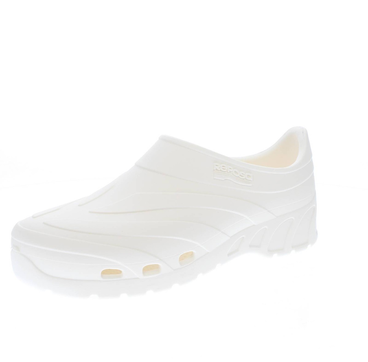 Fly Flot Zoccoli Professionali Donna - Ciabatte Sanitarie In Pelle Forata Con Sottopiede In Cuoio - Comodissime! - Foto 4