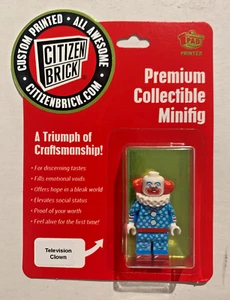 Television Clown Citizen Brick Minifig Minifigure Brand New - Picture 1 of 2