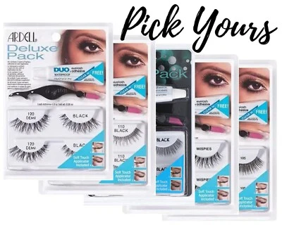 Ardell - 2 Pairs - Deluxe Pack - Wispies / 105 / 109 / 110 / 120 - Pick Yours - Image 1 of 2