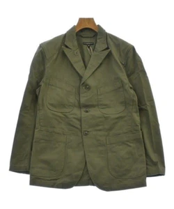 Engineered Garments Men's Bedford Jacket Khaki Solid Cotton Outer USED Very Good - Picture 1 of 8