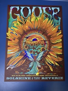 Goose Solshine Reverie Summer Camp Fest Poster By Jeremy Kramer FOIL Low Edition - Picture 1 of 6