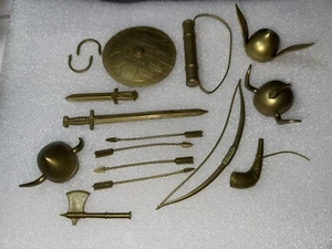 Marx Viking Odin Gold Weapons And Accessories Reissues Damaged Horn - Picture 1 of 8