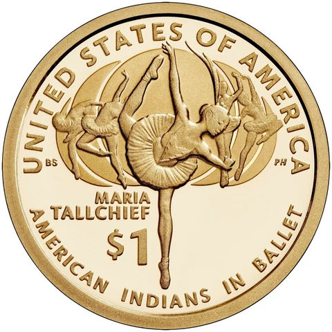 2023 P D S Maria Tallchief-American Indians Ballet-Sacagawea $1 SET! Cover