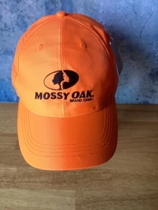 Mossy Oak Neon Hunter Orange Adult Hat Cap Hunting Deer Safety  Adult Gun Bird - Picture 1 of 7