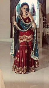 Pakistani Dress Salwar Kameez Ready To Wear Indian Suits Wedding Party Bollywood - Picture 1 of 5