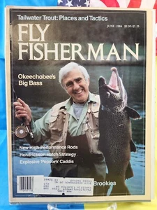 Fly Fisherman Magazine June 1984 Tailwater Trout Places And Tactics FREE SHIP - Imagen 1 de 3