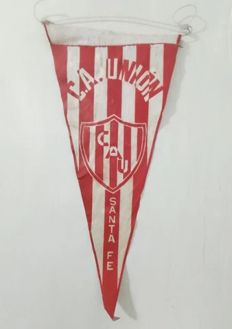 Vintage Argentine Soccer Team 'Club Atletico Union de Santa Fe' PENNANT 1960's Cover