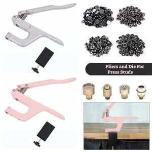 Snap Fasteners Press Studs Fixing Plier Dies for Handbag Clothing Purses Bag - Picture 1 of 24
