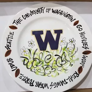 University of Washington (UW) Huskies Magnolia Lane Collector Plate - read - Picture 1 of 8