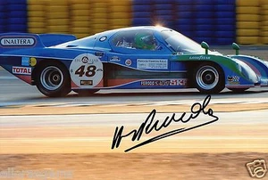 Le Mans Fahrer Henri Pescarolo handsigniertes Foto 12x8" AK - Bild 1 von 1