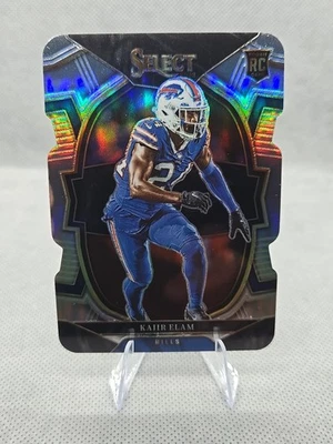 Kaiir Elam 2022 Panini Select Silver Prizm Diecut RC #98 Buffalo Bills - Image 1 of 3