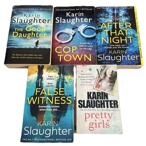 Karin Slaughter Books Bundle Crime Thrillers X 5 Paperbacks C10 - Picture 1 of 16