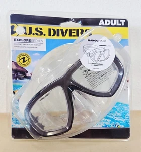U.S. Divers Explore Series Erwachsene Mango Maske Schwimmbrille schwarz neu in Verpackung - Bild 1 von 3