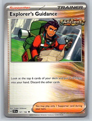 Explorer's Guidance #147/162 SV05: Temporal Forces Uncommon - Pokemon Cards E61 - Image 1 of 2