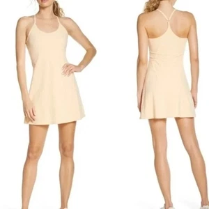 OUTDOOR VOICES NWT $100 Toscana Cream Exercise Athletic Dress Size XL - Picture 1 of 9