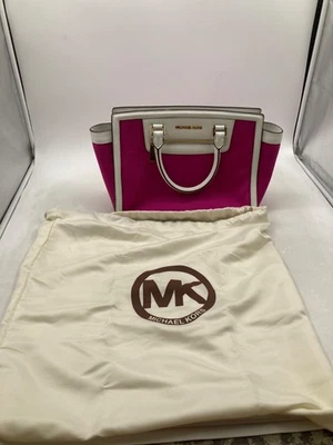 Bolsa de lona rosa Michael Kors Selma Fuschia - Imagem 1 de 4