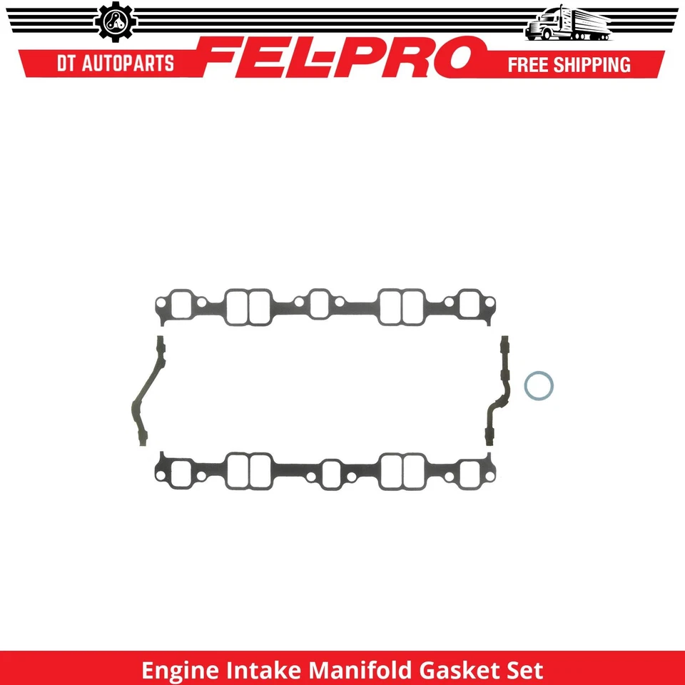 For 55-56 Chevrolet One-Fifty Series Eng Intake Manifold Gasket Set Lower FelPro - Image 1 of 1