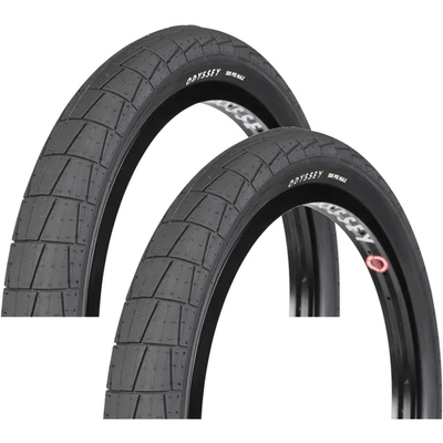 Pack of 2 Odyssey Broc Tire 20 x 2.4 Clincher Wire Black BMX Bike - Image 1 of 3