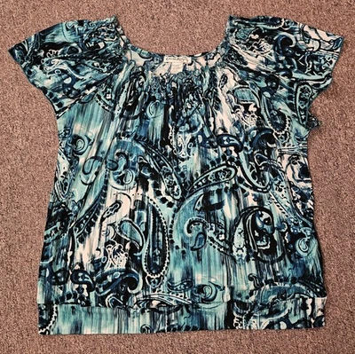 Top Camisa Pullover Cintura Claudia Richard W2X MW Poliéster Spandex MW Foto 1 de 4