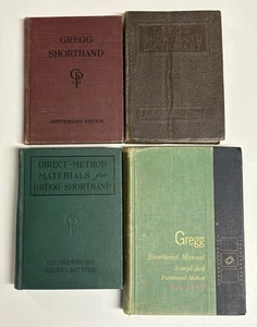 Lot 4 GREGG KURZHANDBÜCHER 1930, 1933, 1943, 1955 - Bild 1 von 14