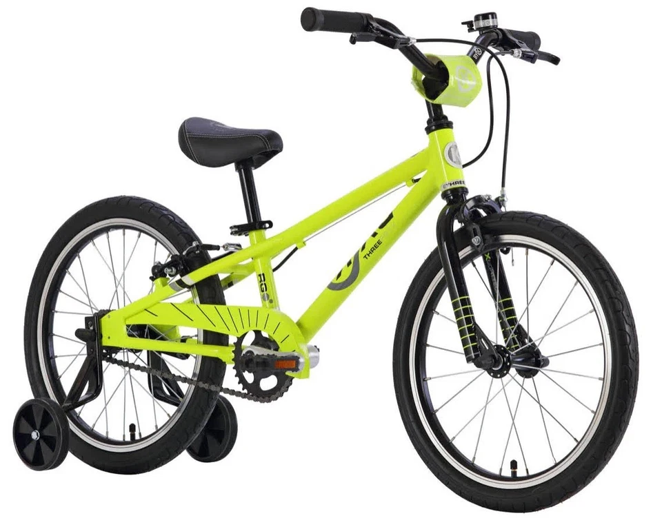 ByK E-350 Niños Amarillo Neón - Bicicleta para Niños 18" - Edad 5-7, SOLO 17 LBS Foto 1 de 1