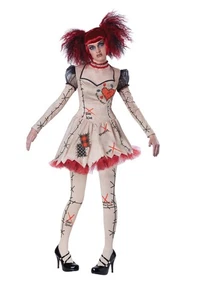 Amityville Annabelle Voodoo Rag Dolly Adult Costume - Picture 1 of 1