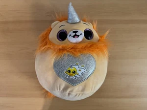 Zuru Rainbocorns Orange Lion Plush Unicorn Silver Heart Horn 10" - Picture 1 of 15