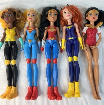 Экшн-фигурки кукол DC Super Hero Girls 12 дюймов Super, Bat, Wonder Woman, Bumblebee - Изображение 1 из 4