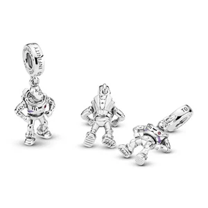 PANDORA Disney Pixar BUZZ LIGHTYEAR TOY STORY Dangle Charm Neu Auth. 798042CZR - Bild 1 von 4