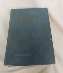 Vintage Angol-magyar keziszotar / A Concise English-Hungarian Dictionary 1981 - Picture 1 of 7