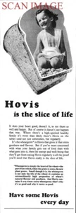 Anuncio Hovis Wheatgerm Bread 1955 de colección impresión original de alimentos AD 715D - Imagen 1 de 1