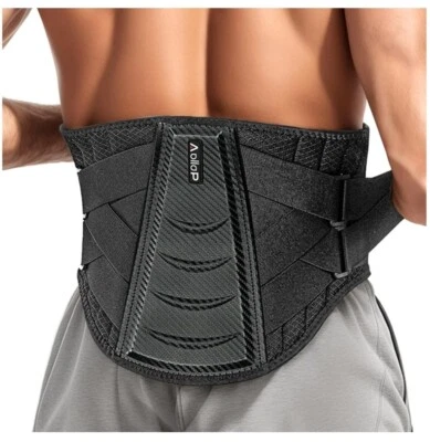AOLLOP Double Pull Lumbar Lower Back Support Belt Brace