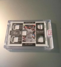 2022 Eloy Jimenez Panini Three and Two Full Count Swatches Card 50/75 Chicago