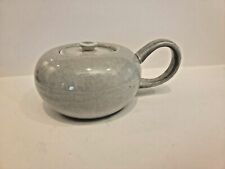 Vintage Gray Russel Wright Sugar Bowl , repaired lid.