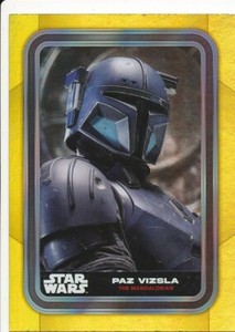 #33 PAZ VIZSLA/TAIT FLETCHER 2023 Topps Star Wars GOLD FOIL MANDALORIAN