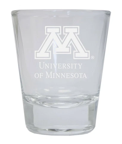 Minnesota Golden Gophers Etched Logo Round Shot Glass Set Cover