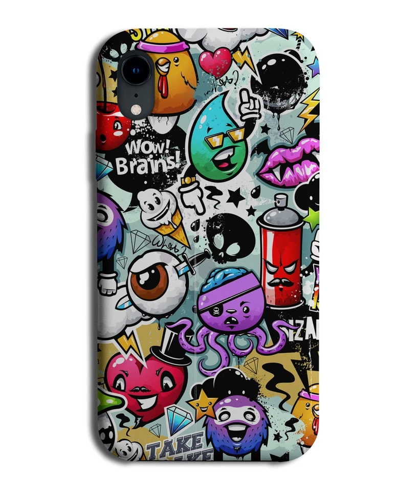 Urban Graffiti Painting Phone Case Cover Street Art Work Artwork Colourful G614 — 第 1/1 张图片