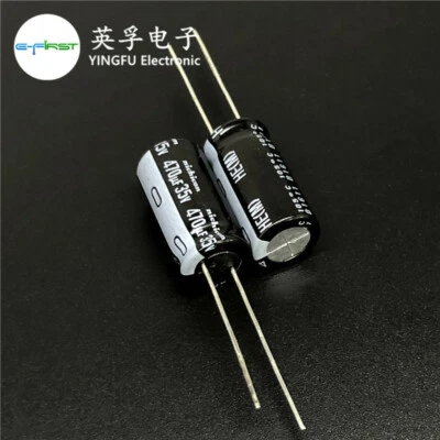 10pcs/100pcs 470uF 35V Nichicon HE 10x20 35V470uF Super Low Impedance Capacitor - image 1 of 2
