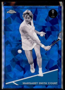 2021 Topps Chrome Tennis Sapphire #80 Margaret Smith Court NM-MT
