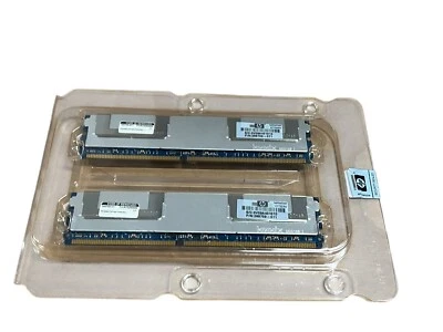 Hynix 16GB 2Rx4 (8GBx2) 398709-071 UDIMM DDR2 Server RAM Kit - Image 1 of 4