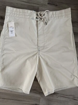 Novo shorts RRL DOUBLE RL NYLON CHIQUE CREME C 32” BAÚS - Imagem 1 de 4
