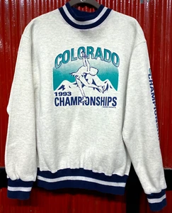 Vintage Signal Sports 1993 Colorado Ice Skating Championships Sweatshirt Medium - Picture 1 of 9
