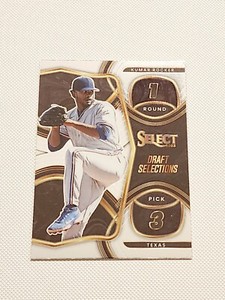 2023 Select Draft Selections #DS10 Kumar Rocker - Texas Rangers Baseball MLB