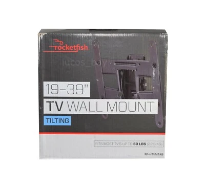 Rocketfish RF-HTVMTAB Tilting TV Wall Mount for Most 19" to 39" TVs Free Ship - Image 1 of 2