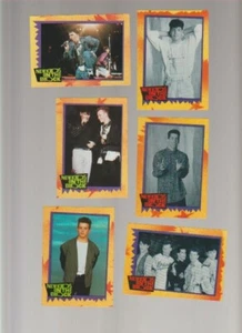 Lot of 6 New Kids on the Block trading cards Published 1989 - Picture 1 of 2