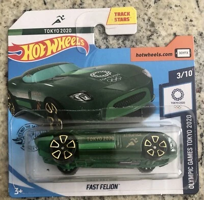 Hot Wheels FAST FELION VERDE TOKYO 2020 1:64 - Immagine 1 di 2